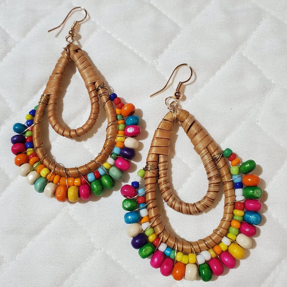 4/$20 Boho Hoop Earrings